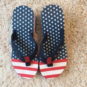 Flip flop Sandals Stars and Stripe Size 6